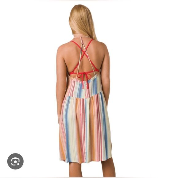 prAna Multicolor Striped Dress FERNIE $99 msrp new with tags - Picture 3 of 8